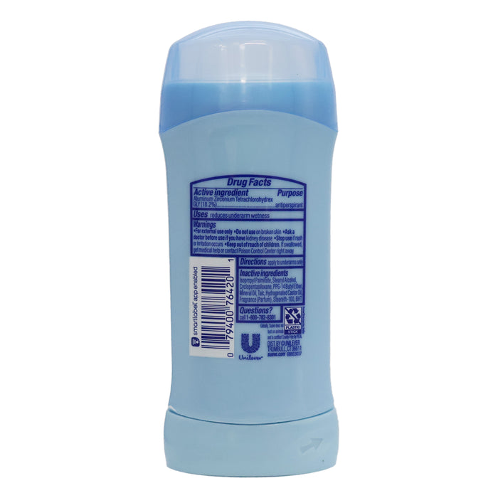 Suave 24 Hour Protection Anti Perspirant Deodorant Invisible Solid Fresh, 2.6 Oz.
