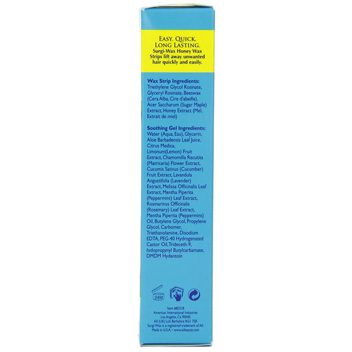Surgi [Wax] Honey Wax Strips 0.5 Oz