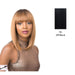 Real Hair Line Part Iron Friendly Wig - Summer Rain,Off Black
