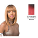 Real Hair Line Part Iron Friendly Wig - Summer Rain,Ntt1B/Redwine