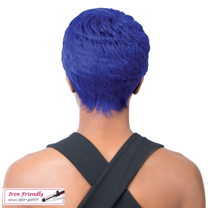 Synthetic 2020 Wig - Super Cute,Royal Blue
