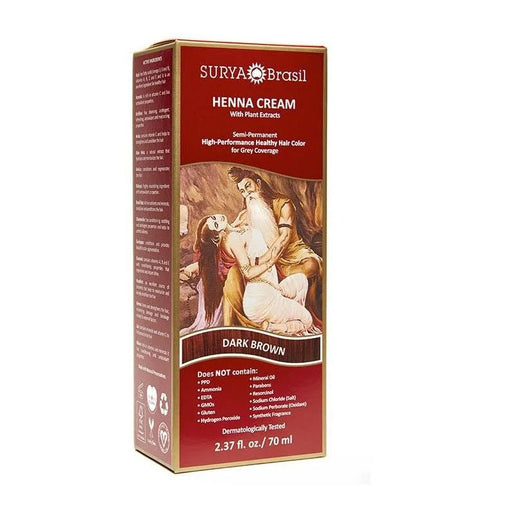 Surya Henna Cream Dark Brown, 2.3 Oz.