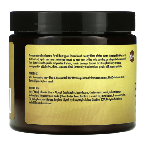 Sunny Isle Jbco Shea Coconut Intensive Repair Masque, 16 Oz