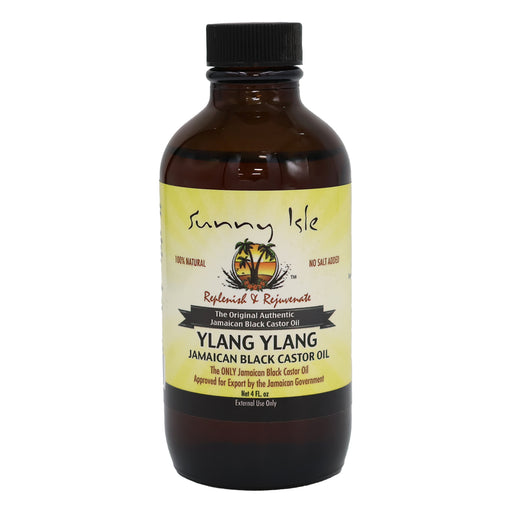 Sunny Isle Ylang Ylang Jamaican Black Castor Oil, 4 Oz
