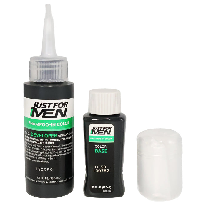 Just For Men Shampoo-in Gray Hair Color, Deep Dark Brown, H-46