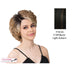 Synthetic Wig 2020 - Tessa,Off Black Base With Light Auburn Highlights