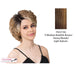 Synthetic Wig 2020 - Tessa,Streaked Blend Of Medium Brown, Strawberry Blonde, And Light Auburn