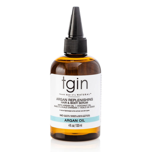 Thank God Its Natural Serum, Hair and Body, Argan Replenishing, 4 Oz