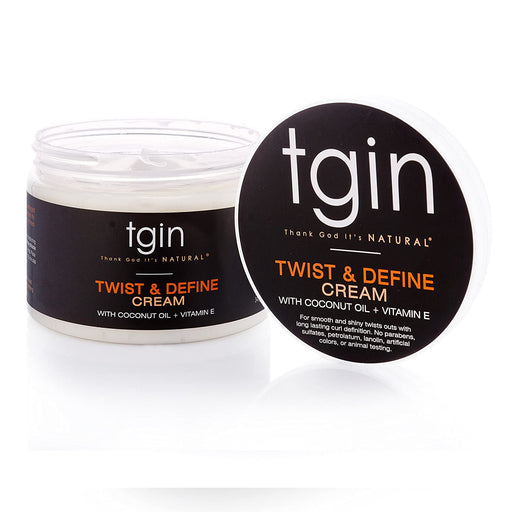 Tgin Twist & Define Cream With Coconut Oil Vitamin E 12Oz