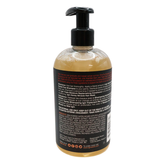Thank God Its Natural, Sulfate Free Shampoo For Natural Hair, 13 Oz.