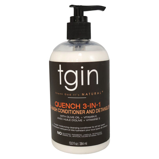 Tgin Quench 3 In 1 Co Wash Conditioner and Detangler, 13 Oz.