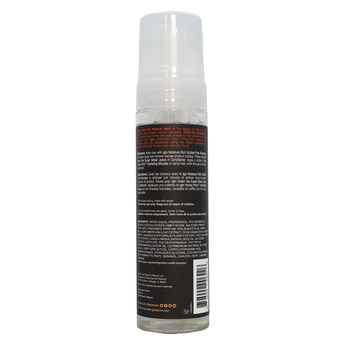 Tgin Honey Whip Hydrating Mousse, 8 Oz.