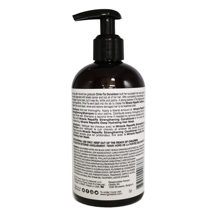 Tgin Miracle Repairx Strengthening Shampoo, 13 Oz