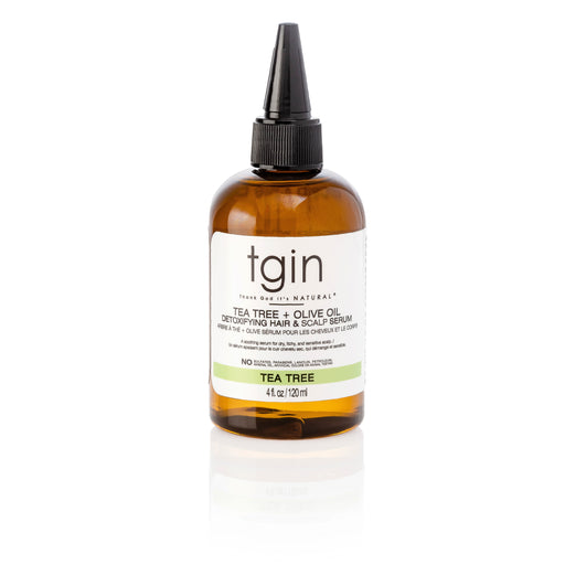 Tgin Tea Tree Olive Oil Detoxifying Hair & Body Serum 4Oz