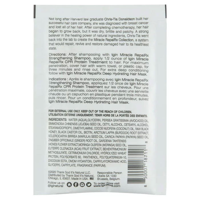 TGIN Miracle RepaiRx CPR Protein Treatment, 1.75 Oz.