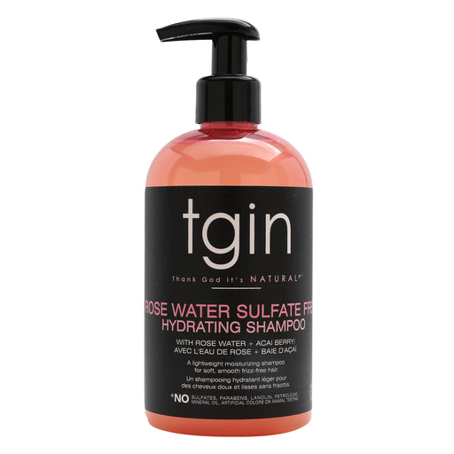 TGIN Rose Water Shampoo, 13 Oz.