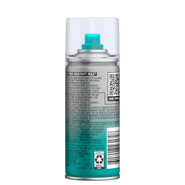 TIGI  Bed Head Travel Size Hard Head Extreme Hold Hairspray 3 Oz.