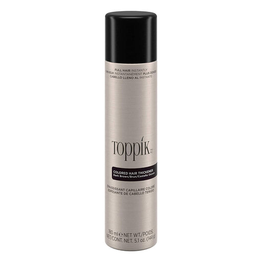 Toppik Hair Thickener, Colored, Dark Brown, Dry Formula 5.1 Oz