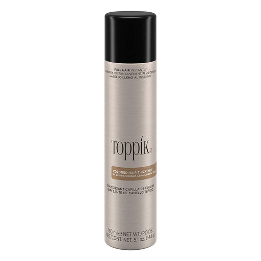 Toppik Hair Thickener, Colored, Light Brown, Dry Formula 5.1 Oz