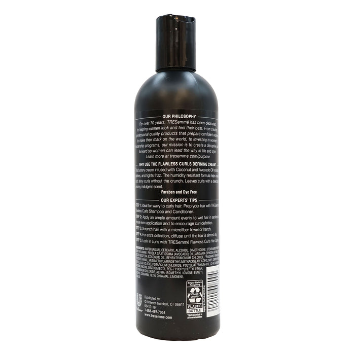 TRESemme Flawless Curls Defining Cream 12 Oz.