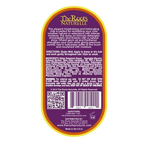 The Roots Naturelle Remi Leave In Conditioner 8 Oz.