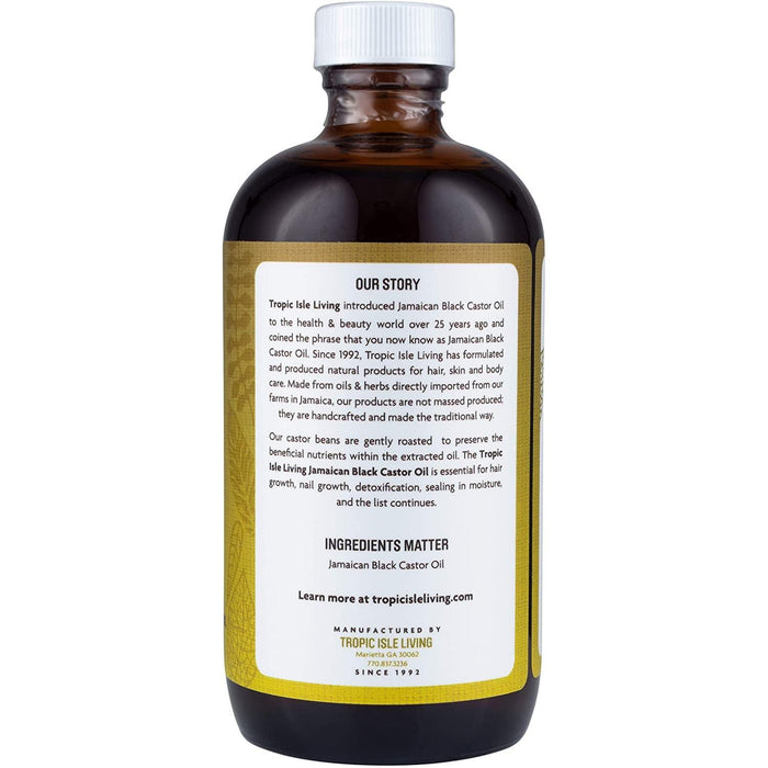 Tropic Isle Jamaican Black Castor Oil, 8 Oz.