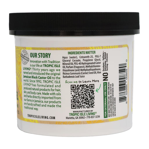 Tropic Isle Black Castor Oil 5 in 1 Lock Down Gel, 12 Oz.