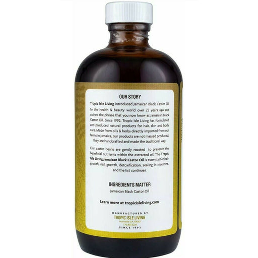 Tropic Isle Living Jamaican Black Castor Oil, 8 Oz