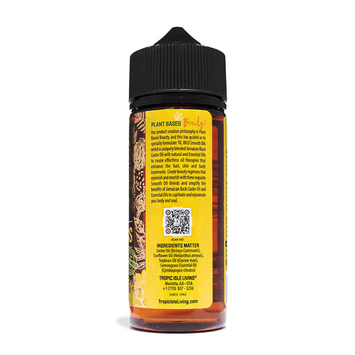 Tropic Isle Living Smooth Natural Oils Lively Lemongrass 4oz