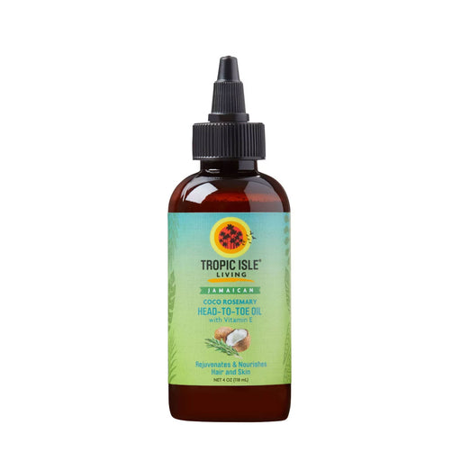 Tropic Isle Living Jamaican Coconut Oil With Rosemary And Vitamin E 4Oz