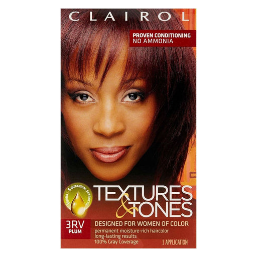 Textures & Tones Permanent Moisture Rich Haircolor, 3RV Plum