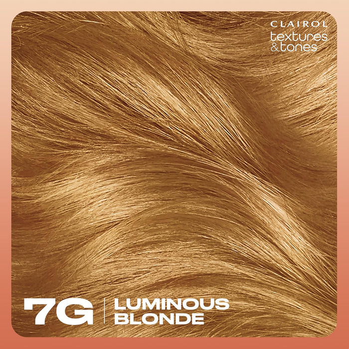 Texture Tones Permanent Hair Color,Luminous Blonde,7G