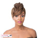 Synthetic U Part Wig Umi,Streaked Blend Of Medium Brown, Strawberry Blonde, And Light Auburn