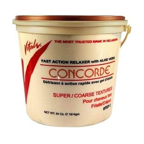 Vitale No Base Hair Relaxer Concorde For Super Coarse Texture 64 Oz