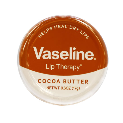 Vaseline Lip Therapy Cocoa Butter, 0.6 Oz.