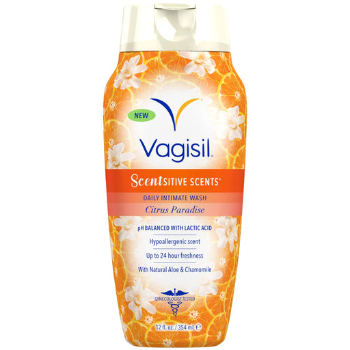Vagisil All Over Daily Wash, Citrus Paradise, 12 Oz