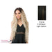 Synthetic Hair Iron Friendly Wig Valencia,Off Black Base With Light Auburn Highlights