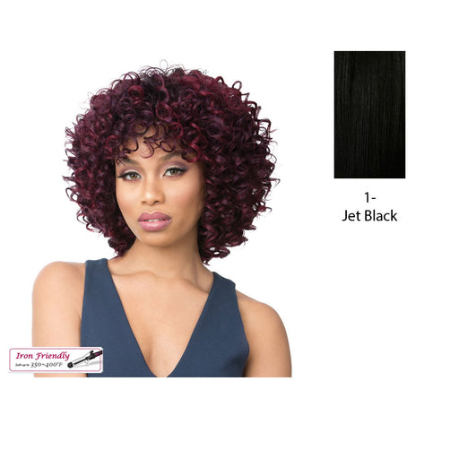 Synthetic Hair Wig Vana,Black