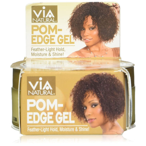 Via Natural Pom Edge Gel 2 Oz