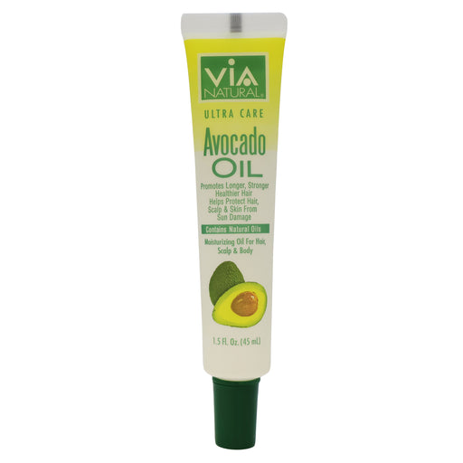 Via Natural Ultra Care Avocado Oil for Hair, Scalp and Body 1.5 Oz.
