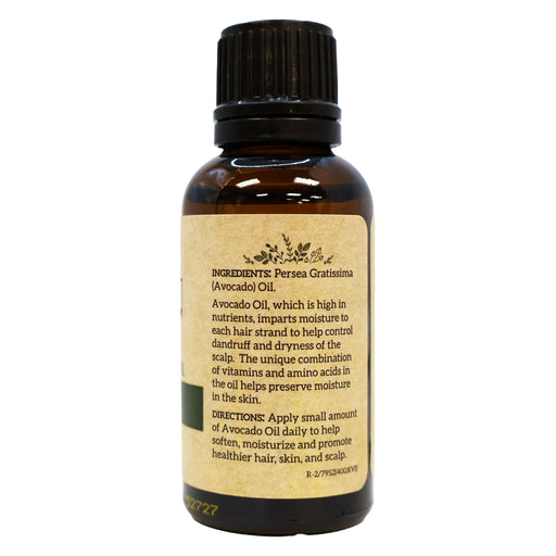 Via Natural Avocado Natural Oil for Skin and Hair 1 Oz.