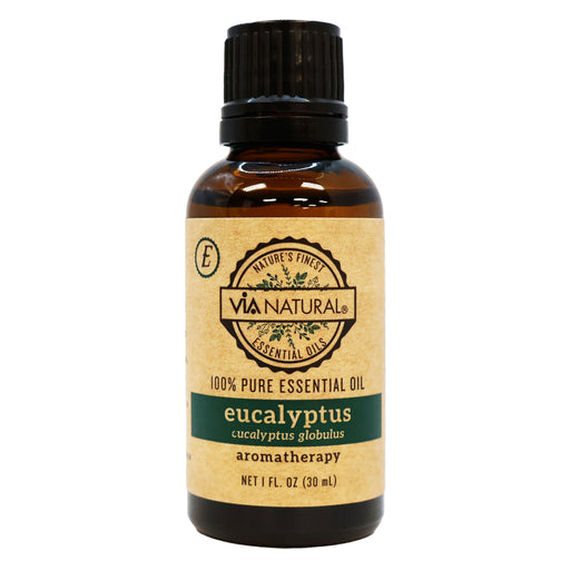 Via Natural Eucalyptus Essential Oil for Aromatherapy 1 Oz.