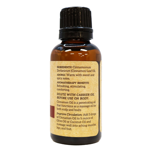 Via Natural Essential Oil Cinnamon Aromatherapy 1 Oz.