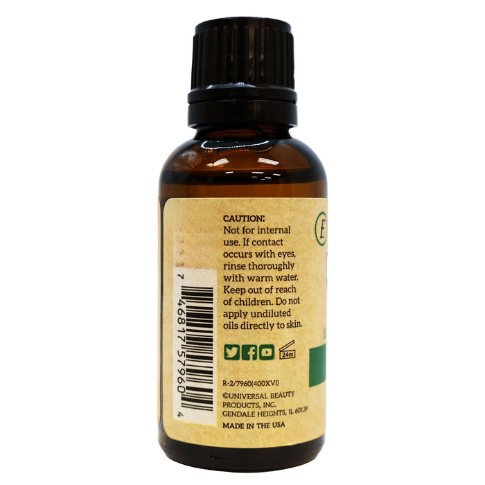 Via Natural Rosemary Essential Oil for Aromatherapy 1 Oz.