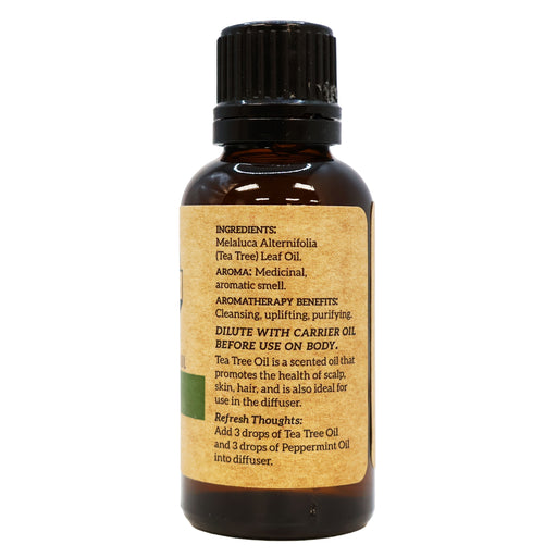 Via Natural Tea Tree Pure Essential Oil for Aromatherapy 1 Oz.