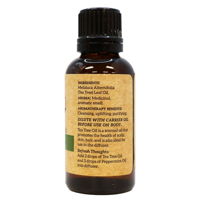 Via Natural Tea Tree Pure Essential Oil for Aromatherapy 1 Oz.