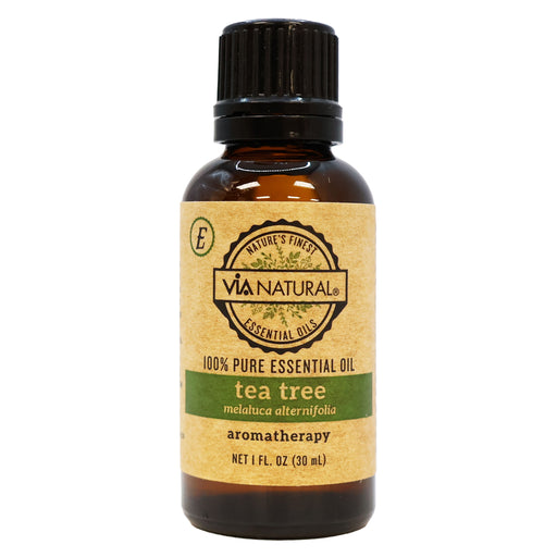 Via Natural Tea Tree Pure Essential Oil for Aromatherapy 1 Oz.