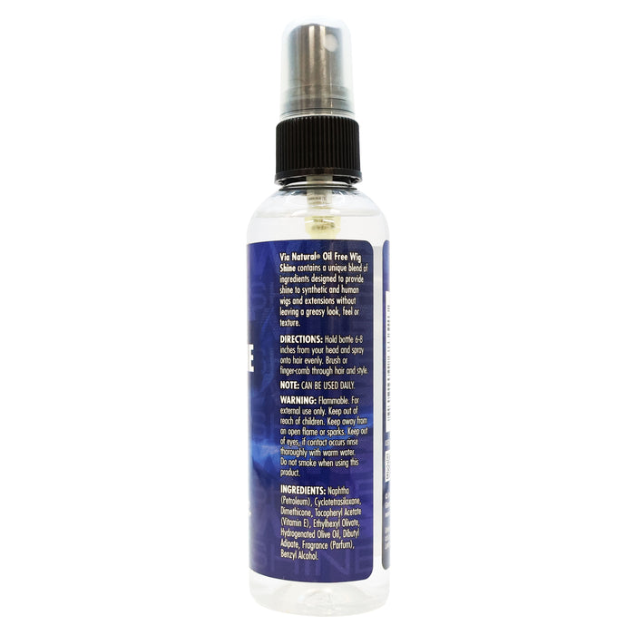Via Natural Oil Free Wig Shine 4 Oz.