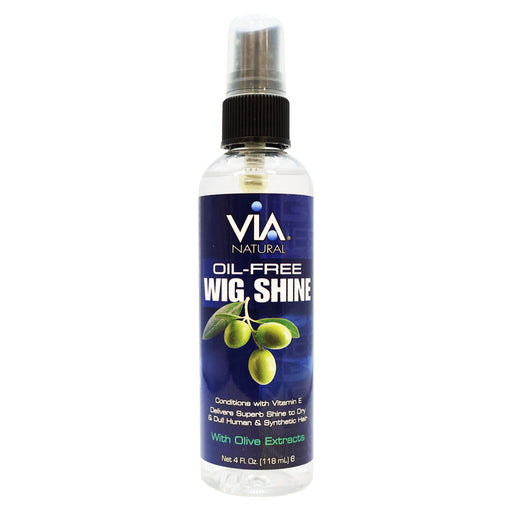 Via Natural Oil Free Wig Shine 4 Oz.