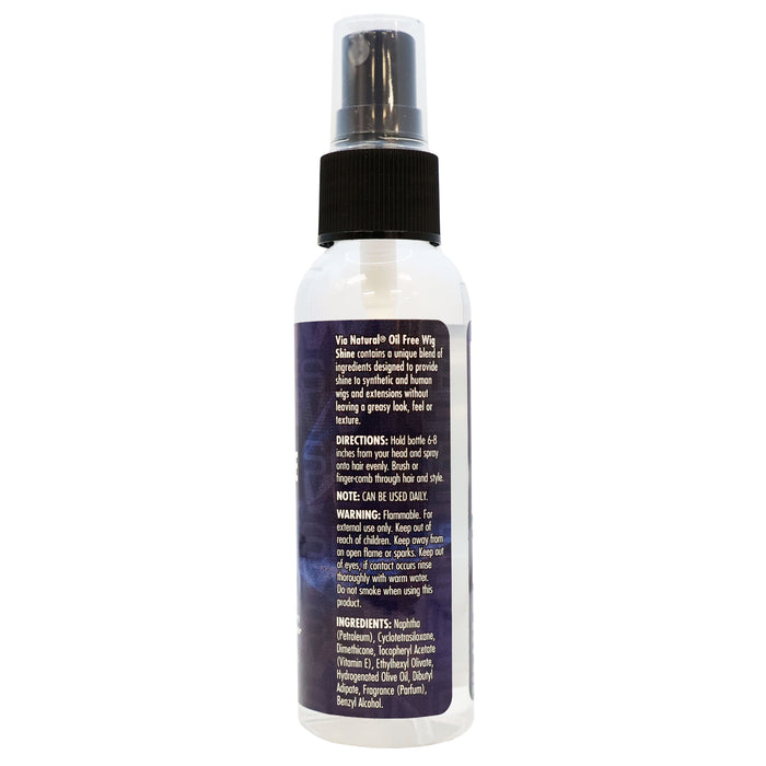 Via Natural Oil Free Wig Shine 2 Oz.